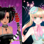 Anime singer dress up game