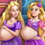 Barbie And Rapunzel Pregnant BFFs