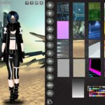 Cyberpunk fashion dress up game