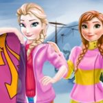 Elsa and Anna Winter Vacation