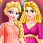 Elsa and Rapunzel Share the Closet