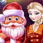 Elsa and Santa Christmas Cleaning