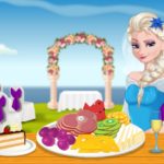 Elsa Bride cooking Wedding Dish