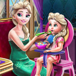 Elsa Mommy Toddler Feed