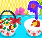 Flower Basket Cupcake