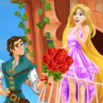 Flynn and Maximus saving Rapunzel