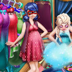 Ladybug and Elsa Pregnant Wardrobe