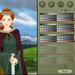 Medieval woman dress up game