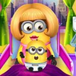 Minion Girl and The New Born Baby