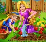 Rapunzel Mommy Gardening