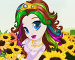 Sunflower Princess Hairstyles