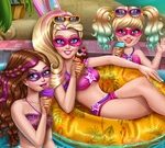 Super Barbie Pool Party