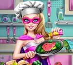 Super Barbie Real Cooking