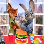 Zootropolis Burger Cooking
