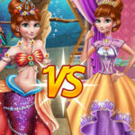 Anna Mermaid Vs Princess