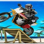 Beach Bike Stunts Game