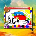 Cartoon Cars Coloring Book