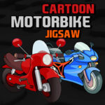 Cartoon Motorbike Jigsaw