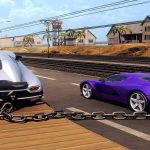 Chained Car Stunts Race Mega Ramp GT Racing