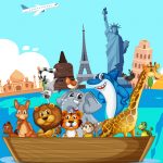 Crazy Friends Travel The World Puzzle