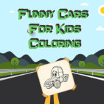 Funny Cars For Kids Coloring