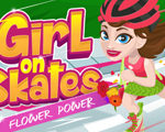 Girl on Skates: Flower Power