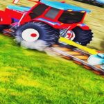 Heavy Duty Tractor Towing Train Games