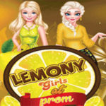 Lemony Girls At Prom