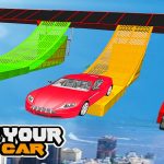 Mega Car Ramp Impossible Stunt Game