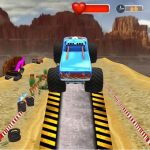 Monster Truck Tricky Stunt Race Game