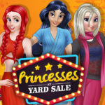 Princesses at Yard Sale