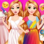 Princesses Outfit Coloring