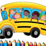 School Bus Coloring Book