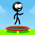 Trampoline Stickman