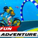 Underwater Bicycle Racing Tracks : BMX Impossible Stunt