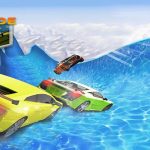 Water Slide Car Stunt Racing Game 3D