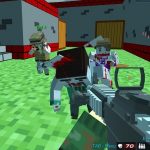 Shooting Zombie Blocky Gun Warfare